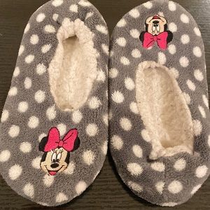 Plush home sock shoes.  Disney themed.